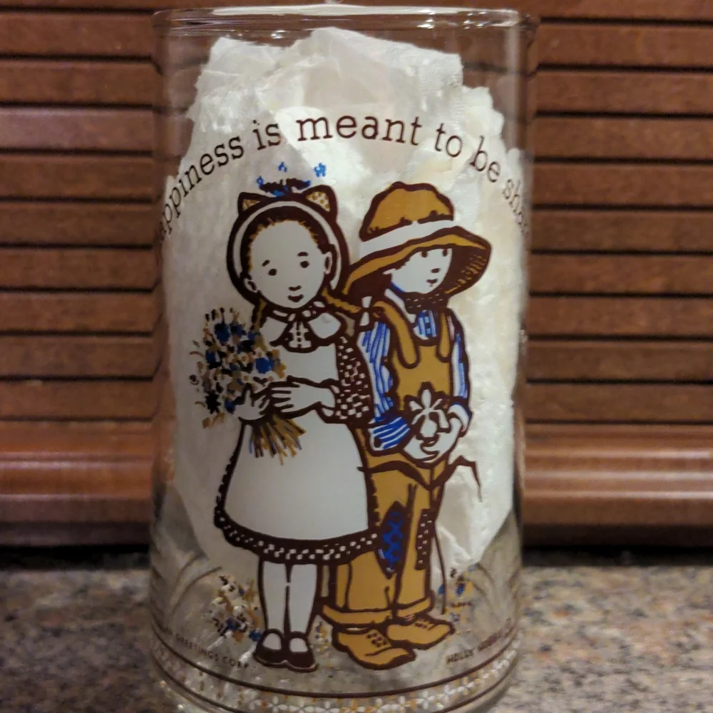 Vintage Holly Hobbie Limited Edition Coke Collectors Glasses- Set of 5